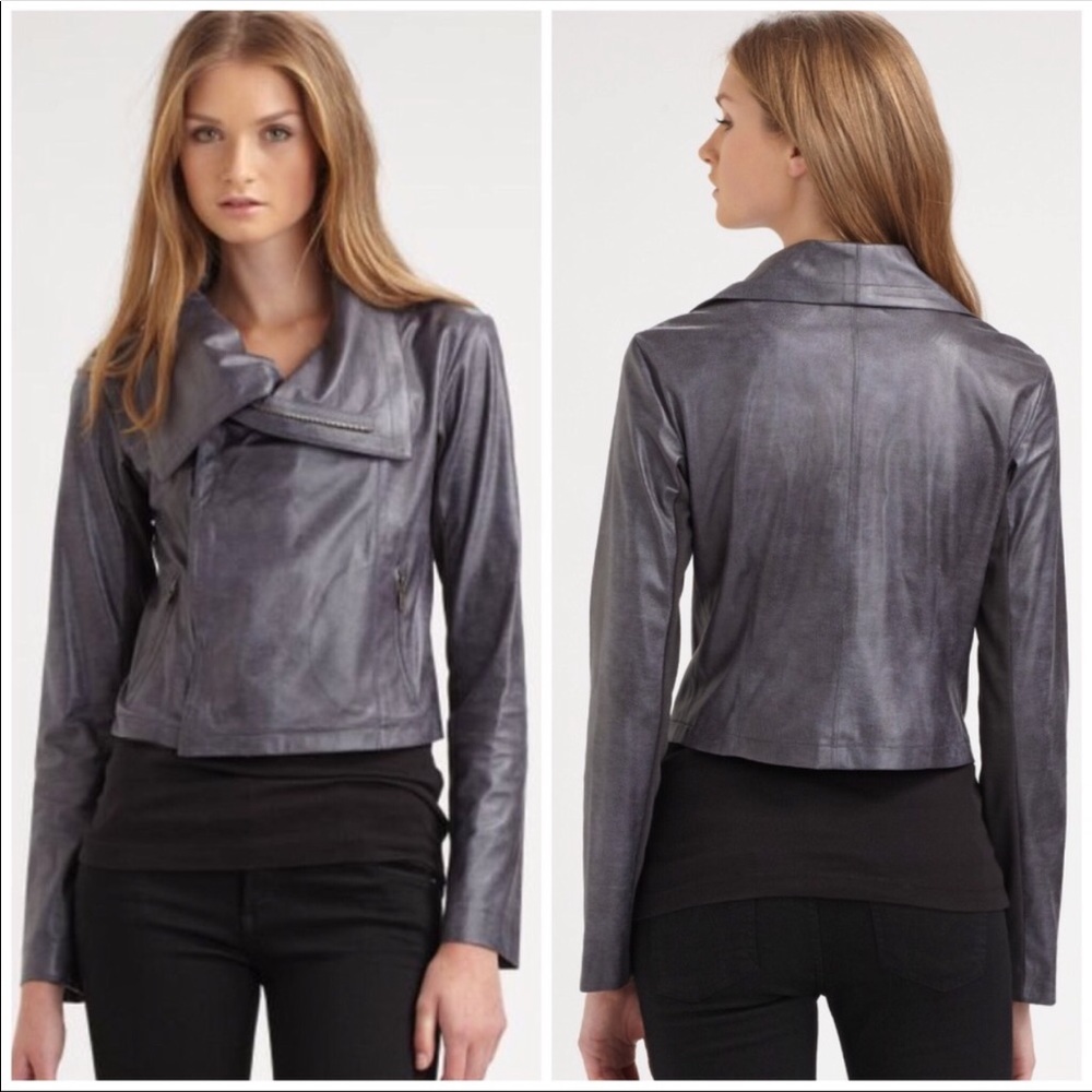 Georgie Kristopher shade like moto jacket.